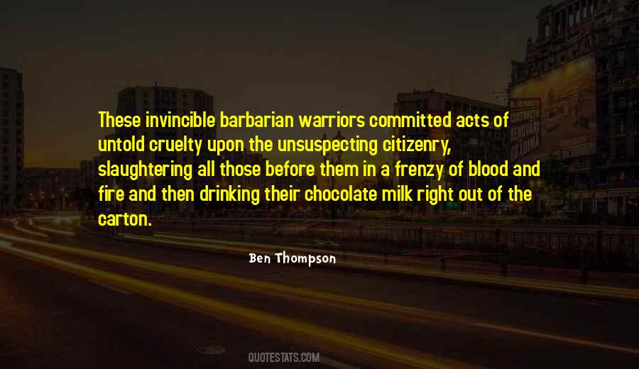 Barbarian Quotes #1306679