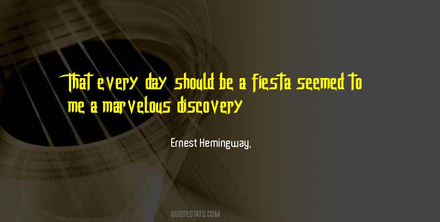 Fiesta Hemingway Quotes #462804