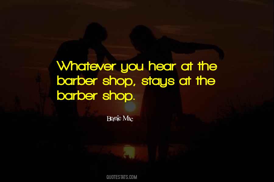 Barber Quotes #1324861