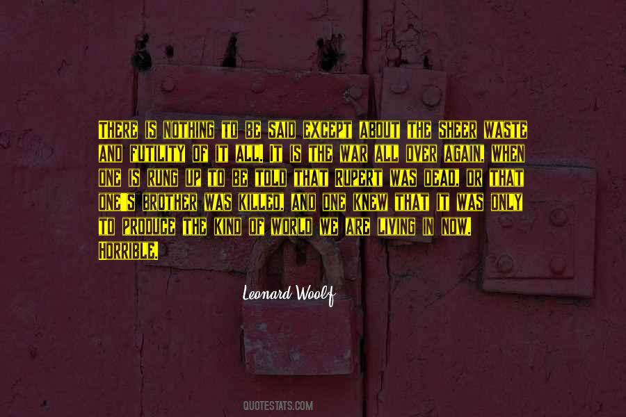 War Dead Quotes #750663