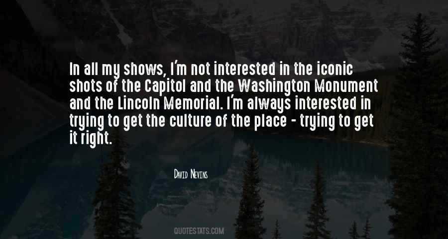 Quotes About The Washington Monument #1264496