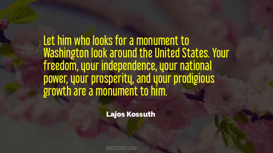 Quotes About The Washington Monument #1667181