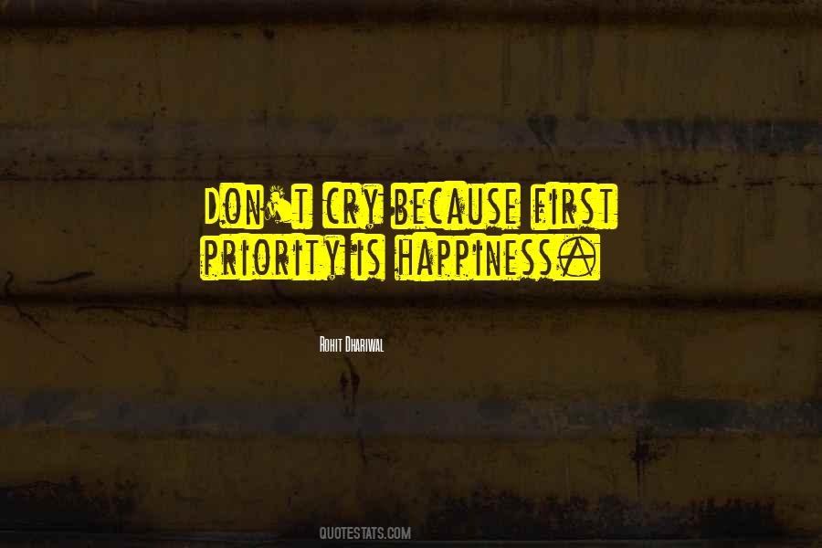 Love Priority Quotes #1381450