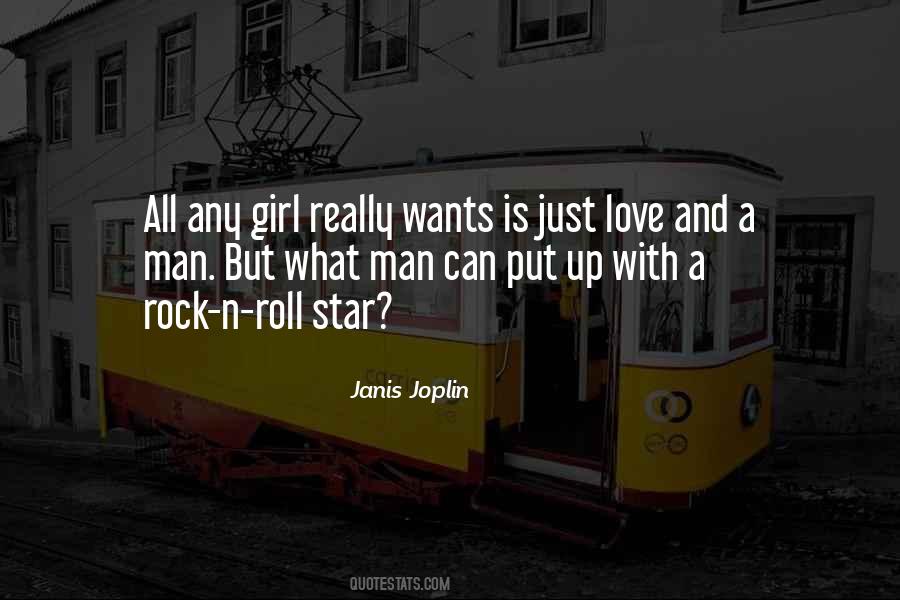 Rock And Roll Star Quotes #14979