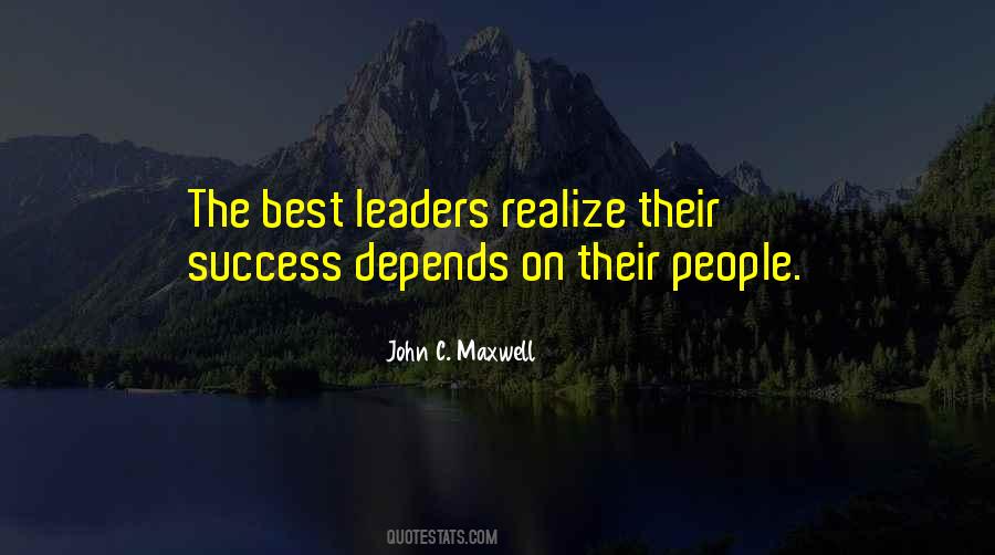 John Maxwell Leadership Quotes #279486