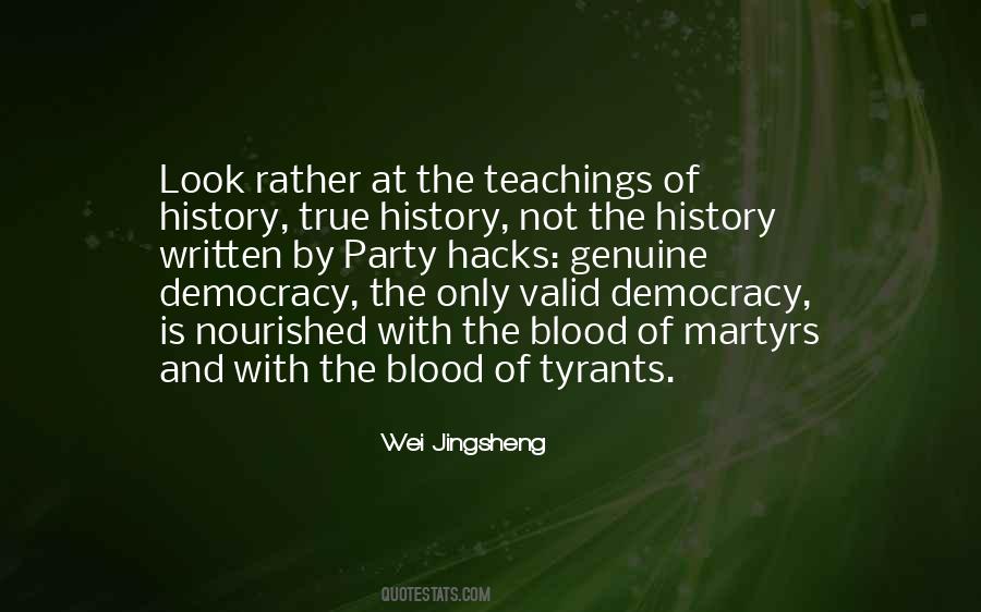 Blood Of Quotes #1230303
