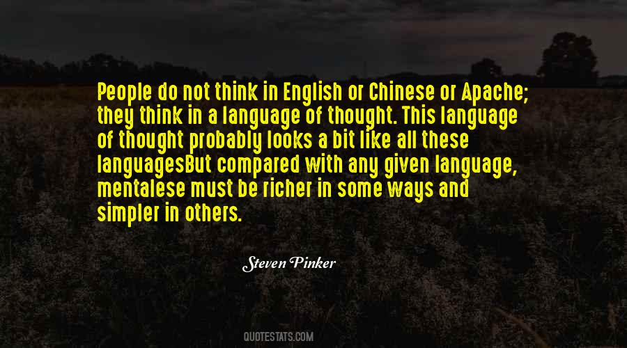 Thought And Language Quotes #68457