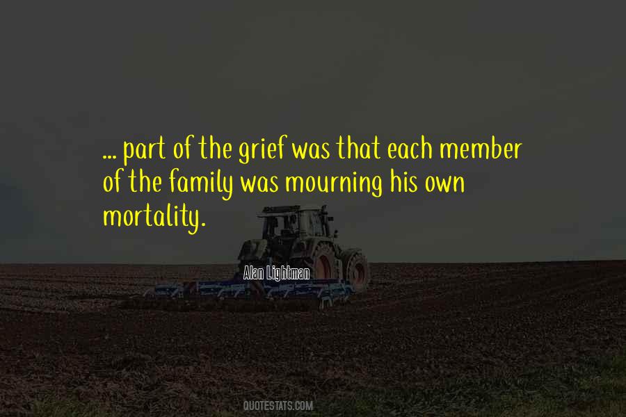 Family In Mourning Quotes #60003