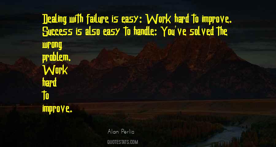 Success Failure Work Quotes #1313820