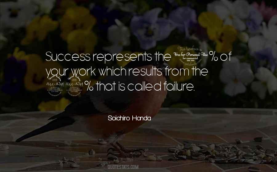 Success Failure Work Quotes #1765235