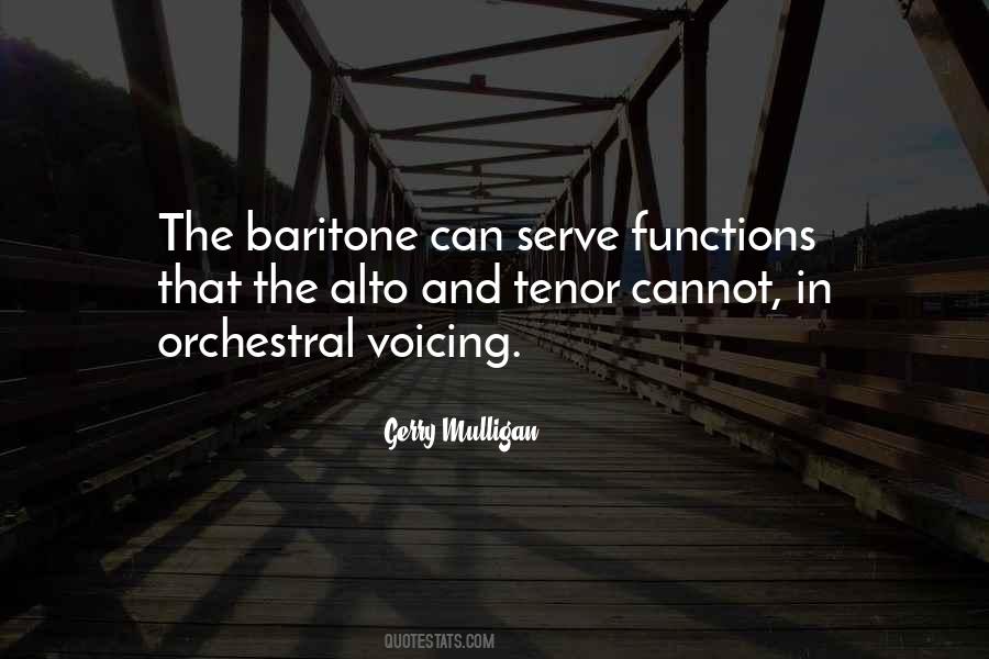 Baritone Quotes #278240