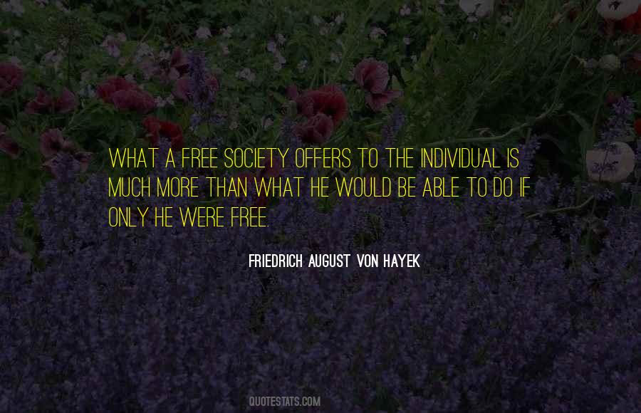 Individual Society Quotes #260336