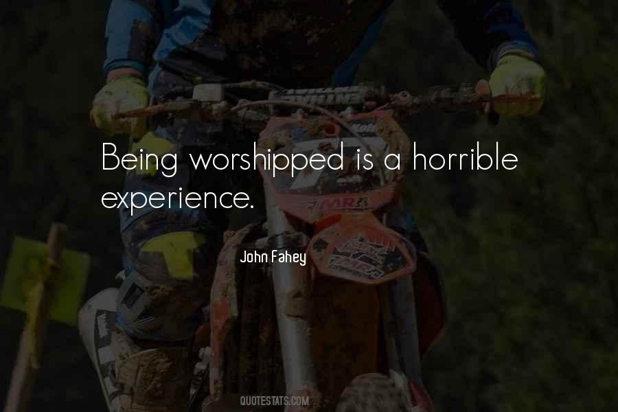 Horrible Experience Quotes #1038836