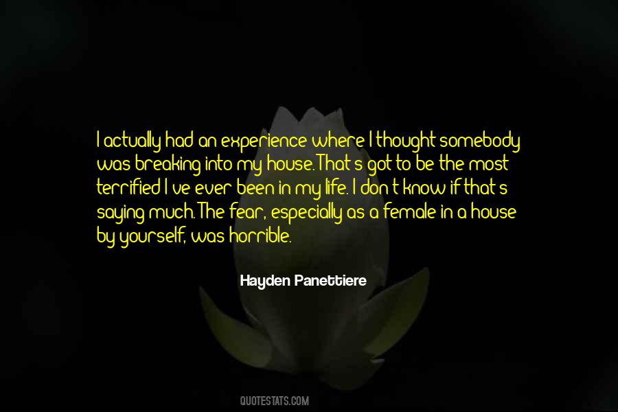 Horrible Experience Quotes #108437