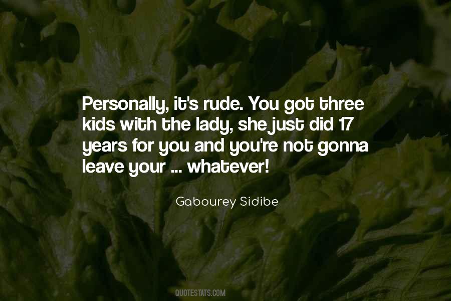 Sidibe Gabourey Quotes #575315