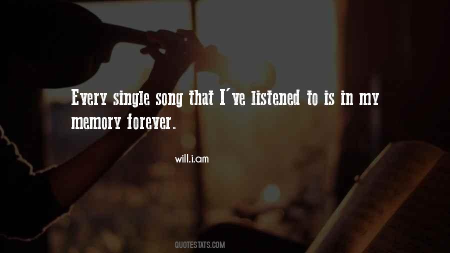 Memory Is Forever Quotes #1649899
