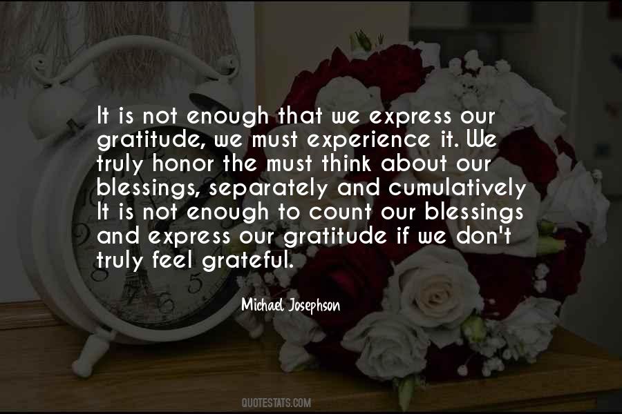 Gratitude Blessings Quotes #29065