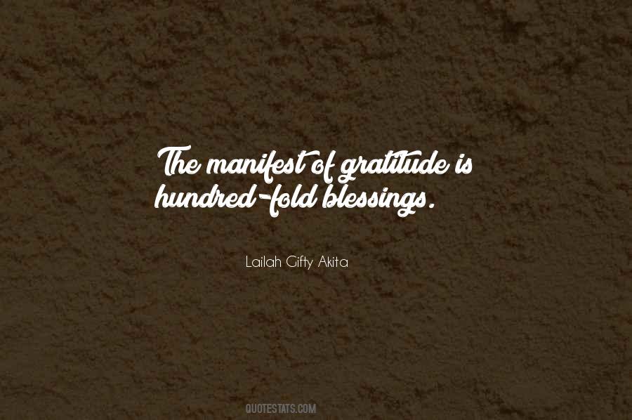 Gratitude Blessings Quotes #362469