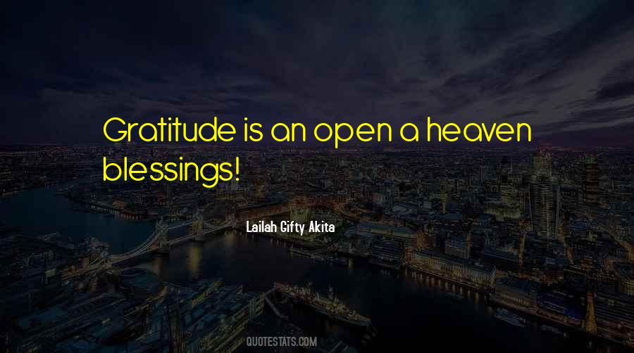 Gratitude Blessings Quotes #592430