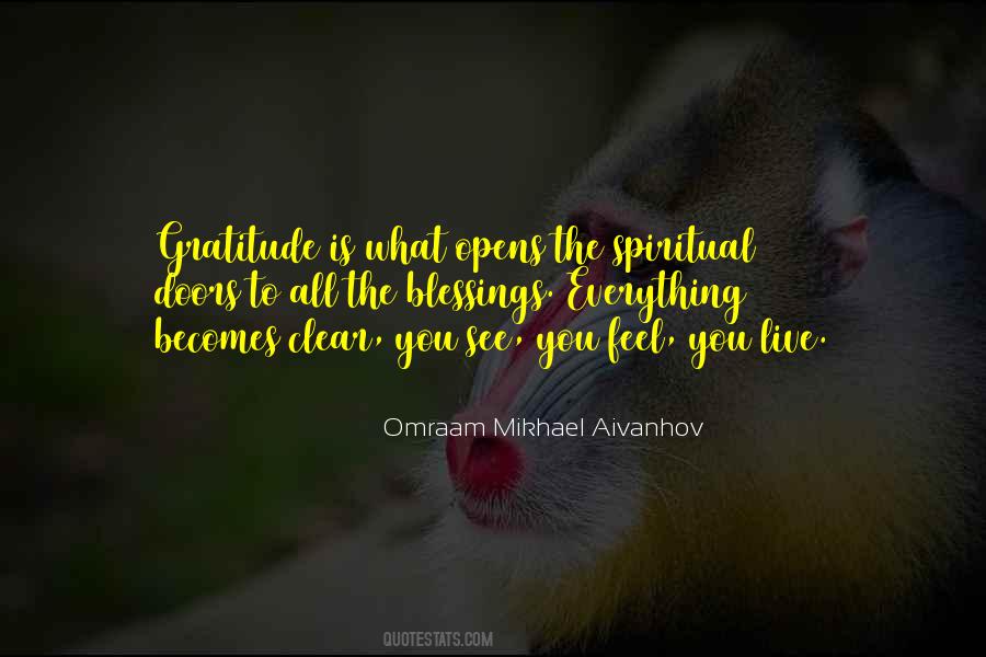 Gratitude Blessings Quotes #756236