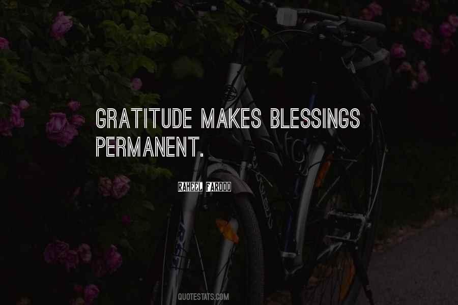 Gratitude Blessings Quotes #783721