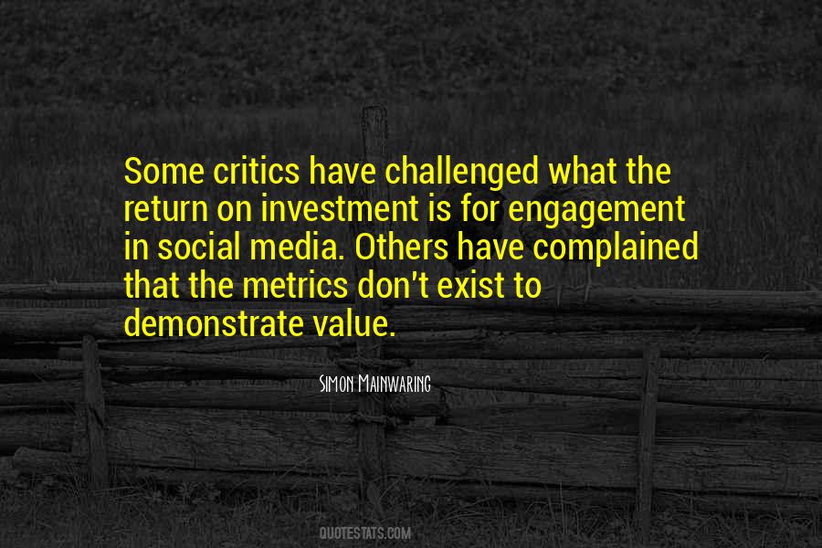 Social Critics Quotes #1281639
