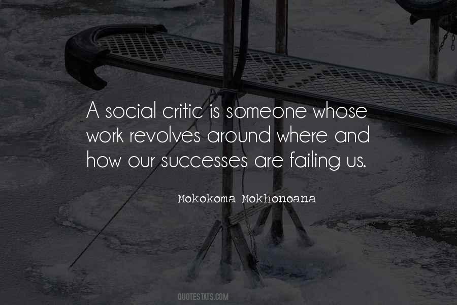 Social Critics Quotes #1364302