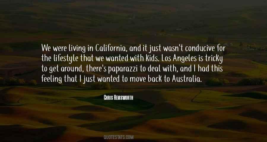Los Angeles Lifestyle Quotes #1235894