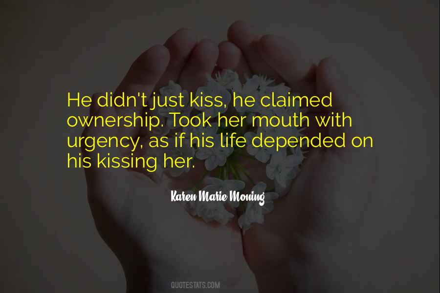 Just Kissing Quotes #788734