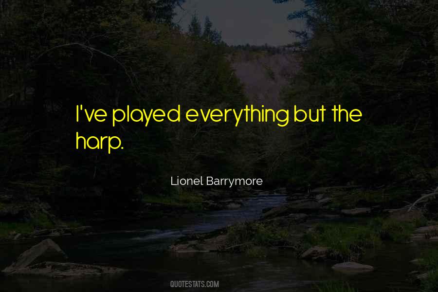 Barrymore Quotes #154620