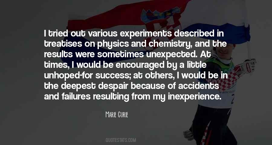 Chemistry Experiments Quotes #573462