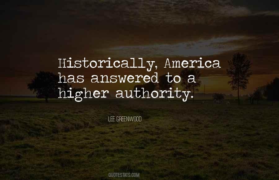 A Higher Authority Quotes #170028