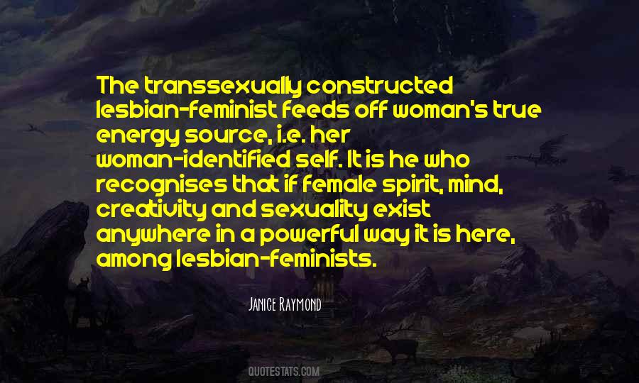 Lesbian Feminist Quotes #1412500