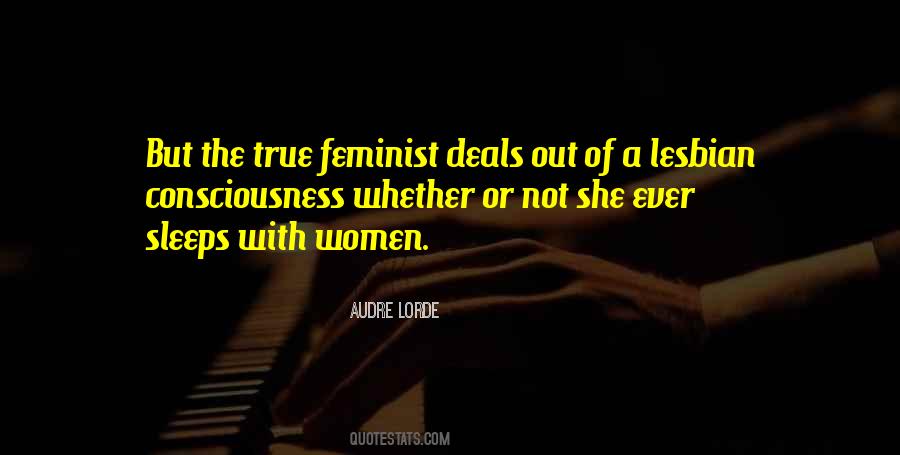 Lesbian Feminist Quotes #250860
