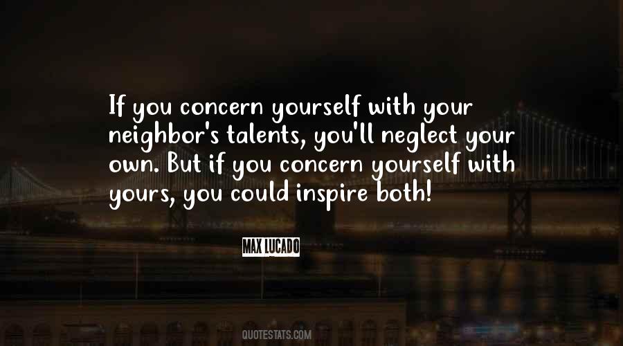 Your Own Concern Quotes #1818576
