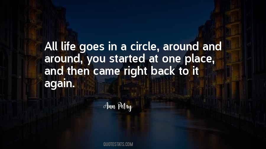 Life Circles Quotes #1137547