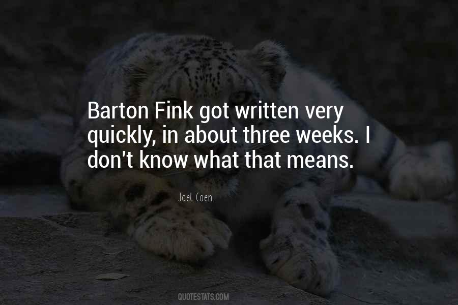 Barton Quotes #1657181