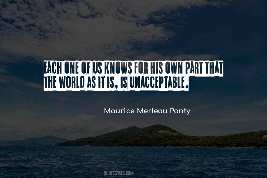 Quotes About Merleau #238656