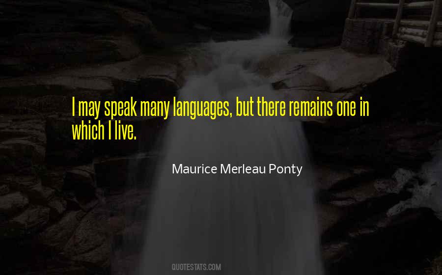 Quotes About Merleau #738277