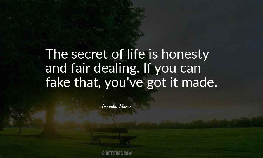Secret Humor Quotes #1020261