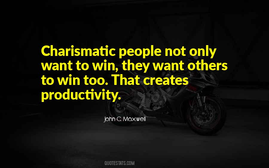 Charismatic People Quotes #413593
