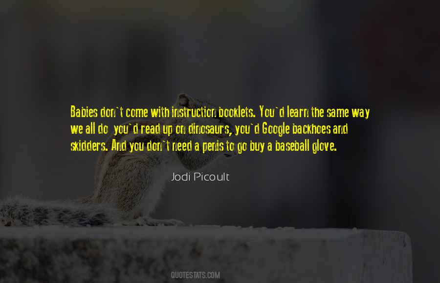 Baseball Glove Quotes #1521801