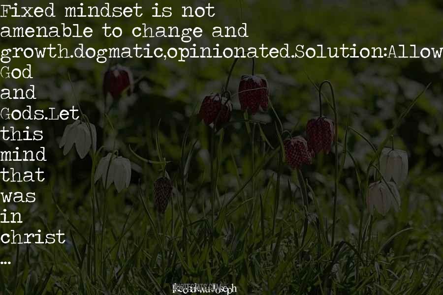 Change In Mindset Quotes #885164