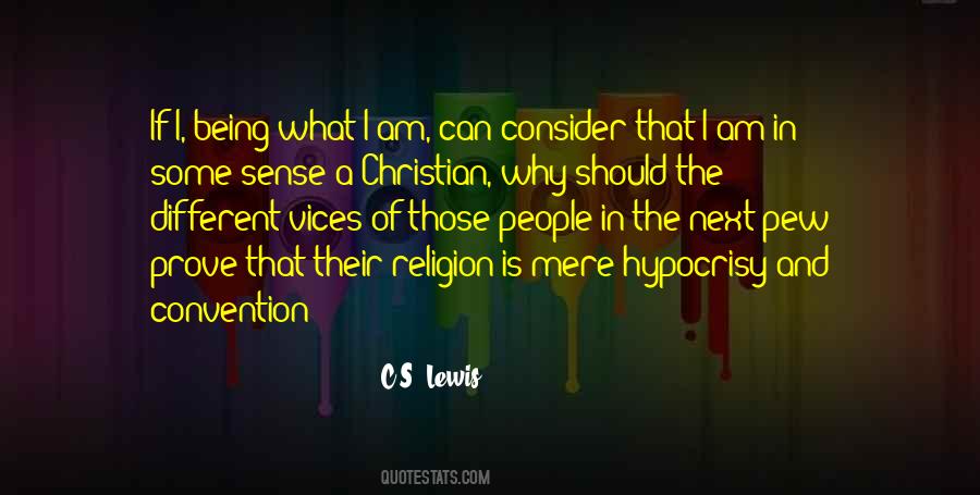 Hypocrisy Of Religion Quotes #209555