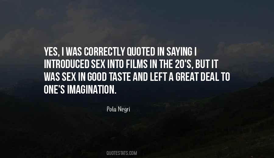 Taste Good Quotes #123886