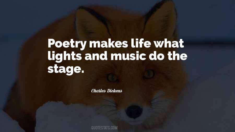 Life And Poetry Quotes #26007