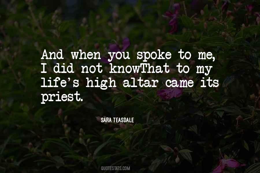 Life And Poetry Quotes #274037