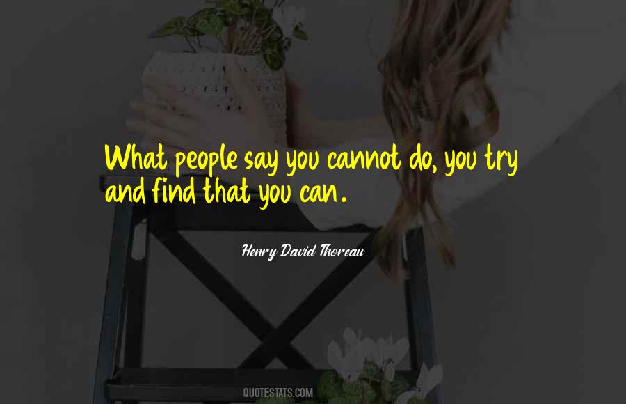 You Cannot Do Quotes #1569097