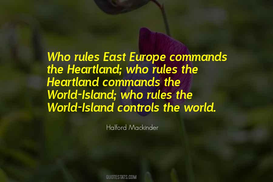Mackinder Heartland Quotes #478988
