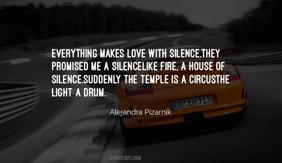 Silence With Love Quotes #1592200